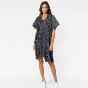 Nancy Lord Monogram Jersey knit Midi Dress Size XL